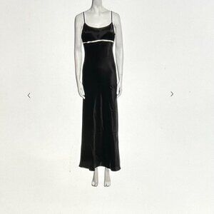 lovella linen dress Reformation Lovella Linen Dress Black Size 2